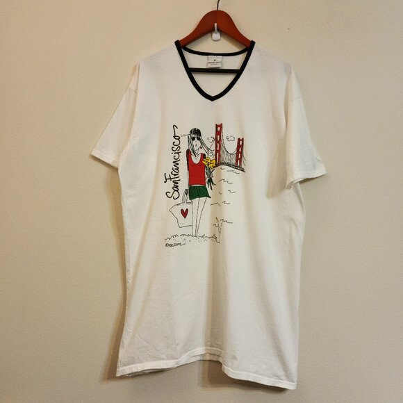 VTG Emerson Street Women’s WHY LIMIT HAPPY TO AN HOUR Sleep T-Shirt ONE SIZE - Picture 1 of 14